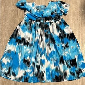 Stylish Blue and Black Kids Dress